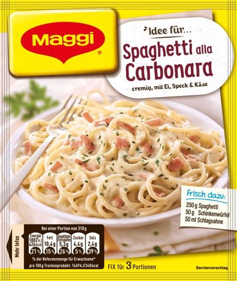 Maggi Fix für Spaghetti alla Carbonara online kaufen bei myTime de