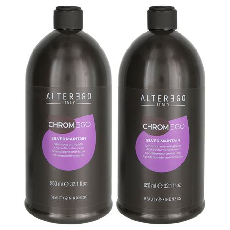 Alter Ego Chromego Silver Maintain Anti Yellow Shampoo Conditioner