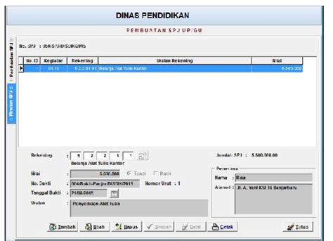 Menginput Transaksi Panjar Pada Simda Keuangan Our Akuntansi