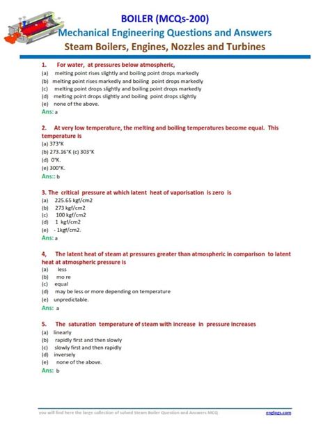 Boiler Exam Questions And Answers Boiler License Test Exam F