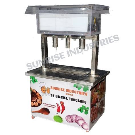 Food Drink Stainless Steel 304 Hygienic Pani Puri Automatic Machines