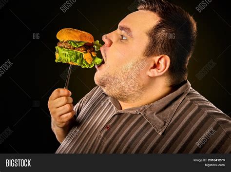 Diet Failure Fat Man Image And Photo Free Trial Bigstock