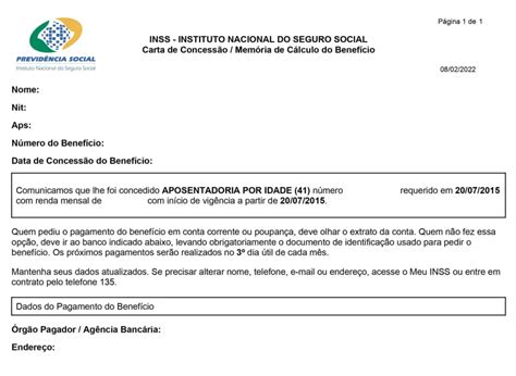 O Que Significa Carta De Concessão Do Inss - Carta de concessão INSS: o que é, prazos e como solicitar?