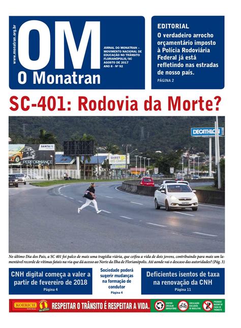 O Monatran Agosto 2017 by Monatran Movimento Nacional de Educação no