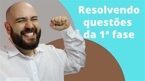 Aulão de resolução de questões da 1ª fase na OAB YouTube