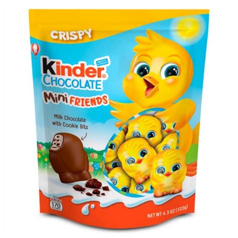 Kinder Chocolate Mini Friends Crispy Cookie Bits Individually Wrapped Great Easter Basket