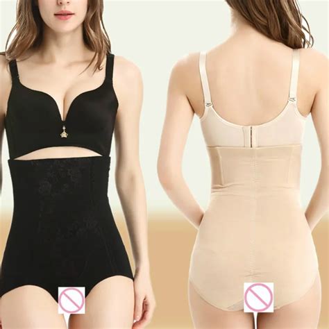 Sexy Slimming High Waist Underwear Women Shapewear Briefs Thin Mid