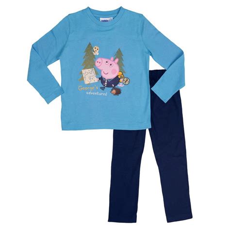 United Labels® Schlafanzug Peppa Wutz Georges Adventures Set