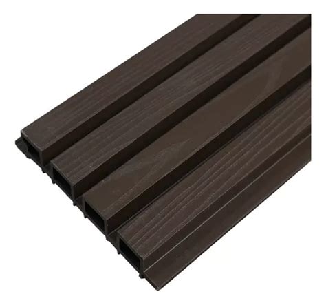 Lambrin Decorativo Panel Wpc Tipo Madera Exterior Pieza Color Ipe