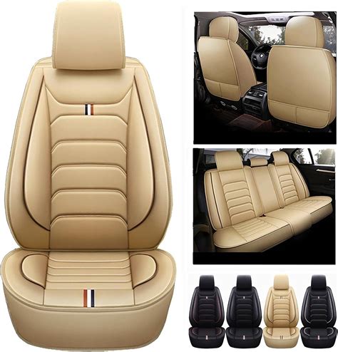 Custom Car Seat Covers Compatible With Cadillac Xt4 Xt5 Xts Waterproof Pu Leather 5 Seat Cover