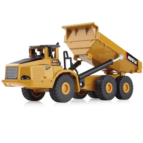 HUINA 1 50 escala excavadora de aleación vehículos Dumper ingeniería