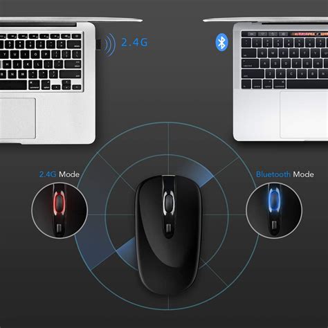 Cimetech Mouse Inalámbrico Recargable De 24ghz Mouse óptico