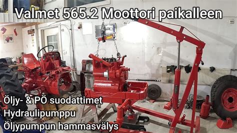 Valmet 565 2 Moottorin Kasaus 3 HARJAKAISET YouTube