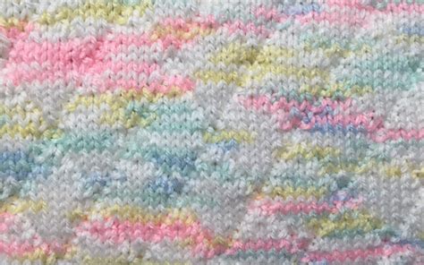 Multi-colored Hand-knit Baby Blanket - Etsy