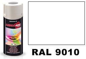 Ambro Sol Acrylic Spray Paint Satin RAL 9010 White 400ml Fino Ferramenta