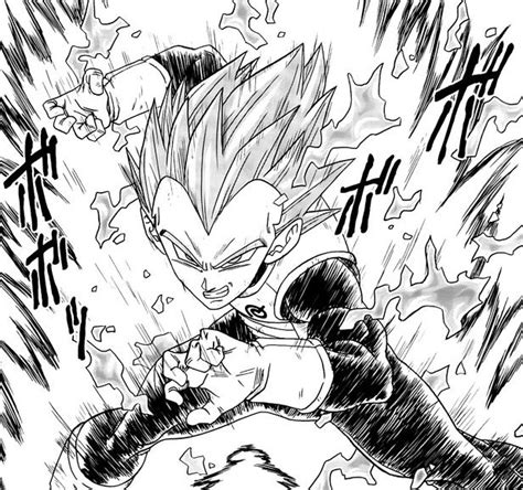 Vegeta in the Dragon Ball Super manga, drawn by Toyotaro. | Anime ...