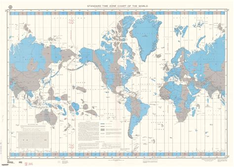 GIS Research and Map Collection: World Time Zone Maps Available from ...