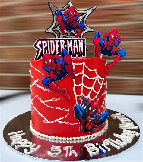 Spiderman Cake Spider Man Cake Topper Spider Man Birthday Spider Man Party Spider Man Party