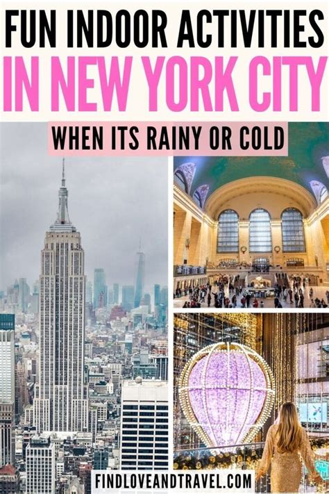 50 Best Things to Do on A Rainy Day in NYC | New york city vacation ...