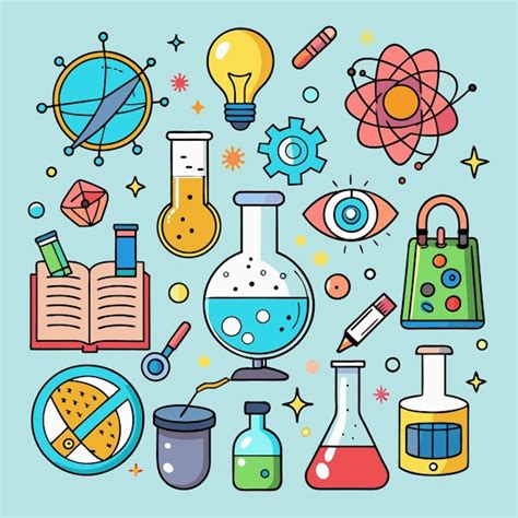 Premium Vector | Science Research Icons Vector Art Graphics