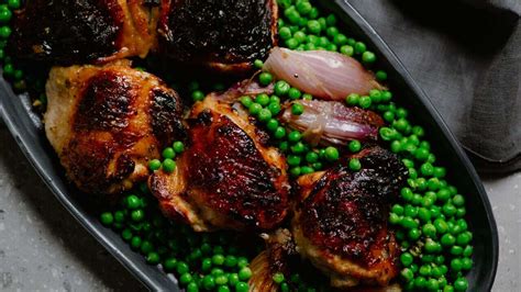 Adam Liaw S Honey Mustard Chicken And Peas Sbs The Cook Up With Adam Liaw