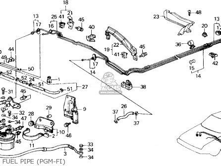 Honda ACCORD 1989 K 2DR LXI KA KL Parts Lists And Schematics