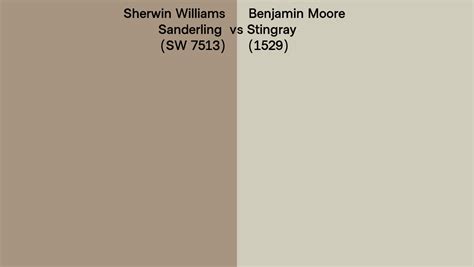 Sherwin Williams Sanderling Sw 7513 Vs Benjamin Moore Stingray 1529