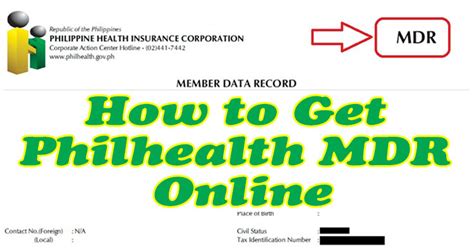 4 Ways to Get PhilHealth MDR - MattsCradle