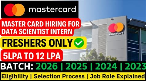 Mastercard Recruitment Off Campus Drive For Batch