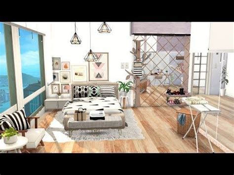 Modern Scandinavian Apartment Stop Motion THE SIMS 4 YouTube