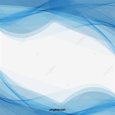 Creative Hand Painted White Transparent Blue Dynamic Creative Hand