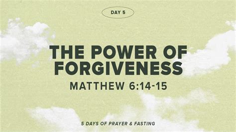 The Power Of Forgiveness Victory Church