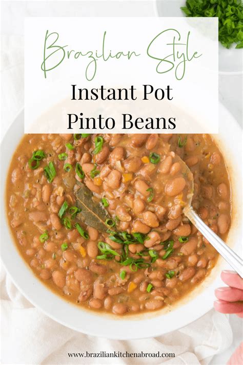 Instant Pot Pinto Beans - Brazilian Kitchen Abroad