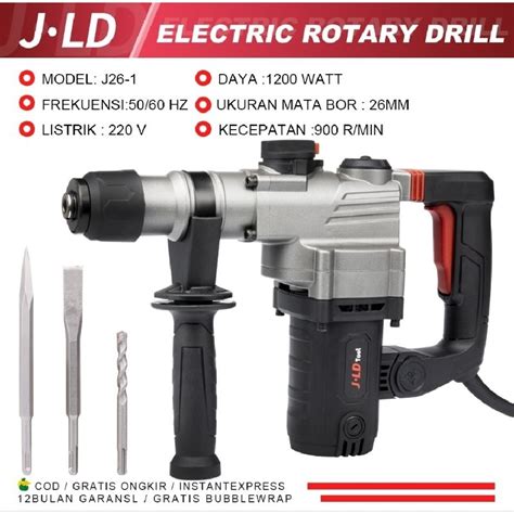 Jual JLD Mesin Bor Bobok Beton Rottary Hammer Drill 26 1 Rotary Hammer