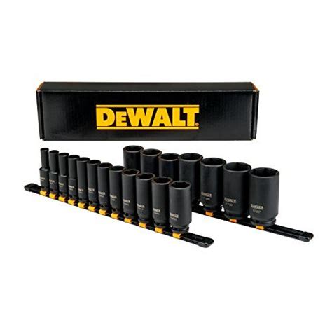 Dewalt Pc Sae Drive Impact Deep Socket Set Dewalt Https