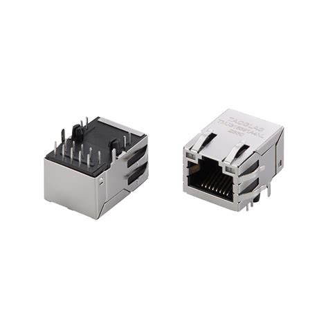 Rj Socket G Base T Connector With Emi Shielding Taoglas