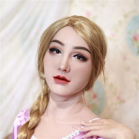 Feminine Realistic Silicone Mask - Cute Face Mold for Engaging Cosplay ...