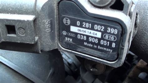 Vw Jetta Map Sensor Location Video Youtube