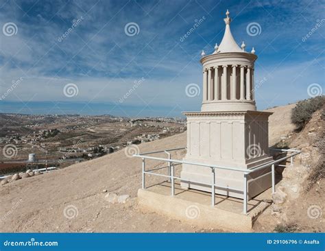 King Herod S Tomb Reconstruction Stock Photo - Image of memorial ...