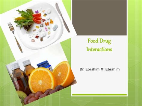 Common Food Drug Interactions