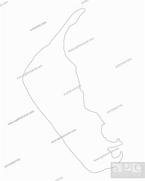 Karte von Amrum - Map of Amrum, Stock Photo, Picture And Low Budget ...