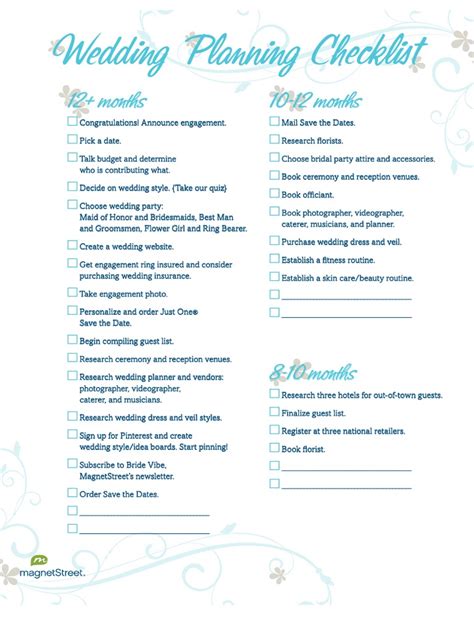 PDF Wedding Planners Checklist DOKUMEN TIPS