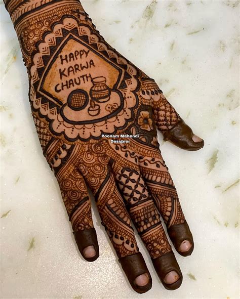 Karwa Chauth Mehndi Designs - K4 Fashion