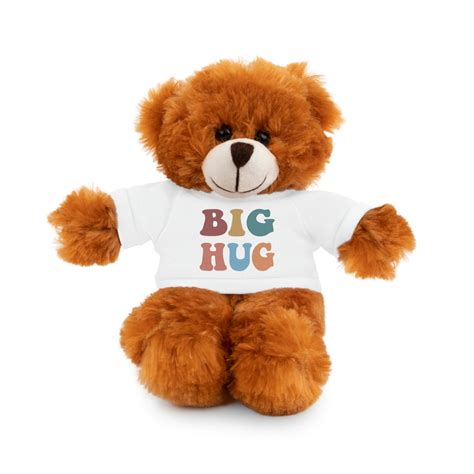 BIG HUG Stuffed Animal With T-shirt Gift for Girl Boy - Etsy