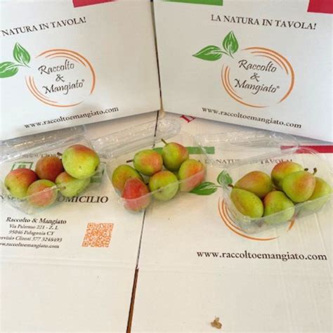 Frutta Di Stagione Siciliana Naturale Raccolto Mangiato