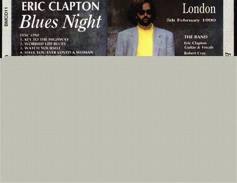 Eric Clapton Blues Night London Blue Moon