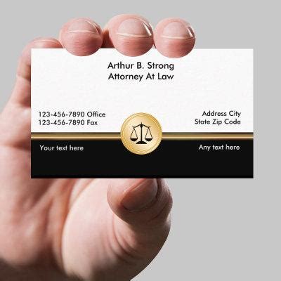 Law Firm Business Cards Card Bee