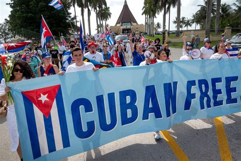 Exiliados Cubanos En Miami Apoyan La Marcha Del 15n En La Isla