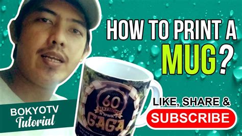 Paano Magprint Ng Baso Mug Printing Tutorial Tagalog Bokyotv Youtube