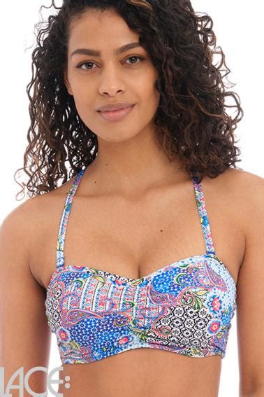 Freya Swim Boho Breeze Bandeau Bikini Top F I Cup Lace Lingerie